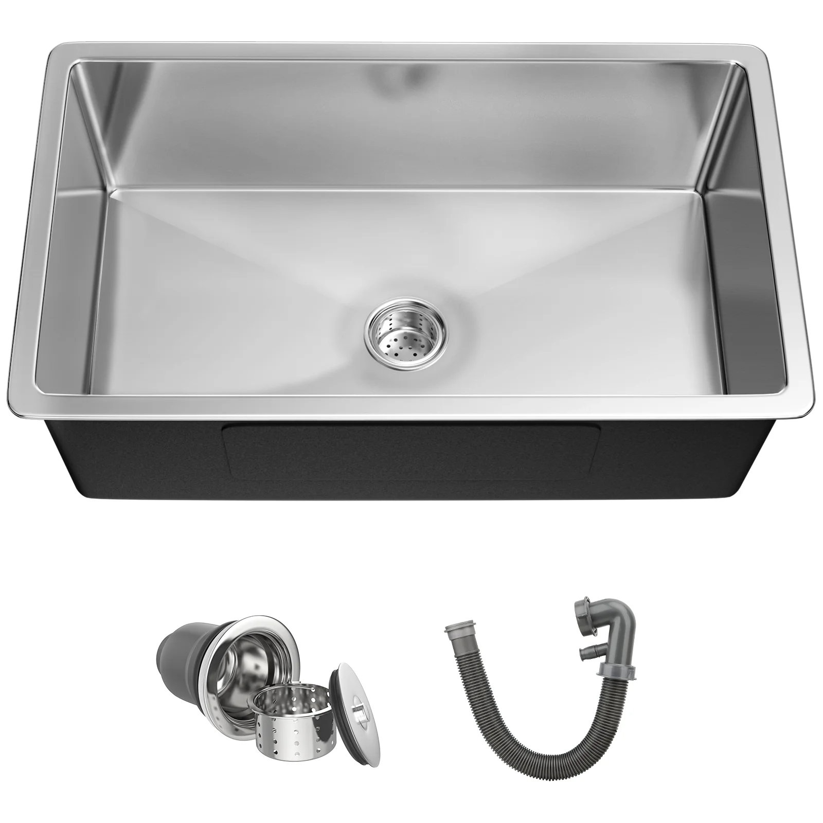 AiYchen 30 Inch Kitchen Sink, Undermount Stainless Steel Sink 30" x 18 ...